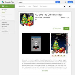 GO SMS Pro Christmas Tree