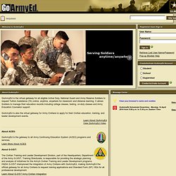 Welcome to GoArmyEd! 03