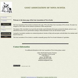 Goat Association of Nova Scotia