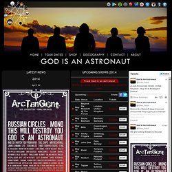 God Is An Astronaut - Official Website