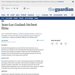 Jean-Luc Godard: his best films