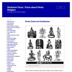 Hindu Gods and Goddesses, Deities, India, Dev, Devi, list