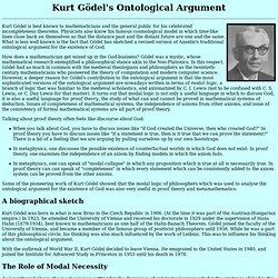 Kurt Gödel's Ontological Argument