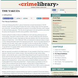 The Crime Library — The Yakuza Godfathers