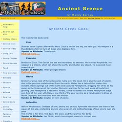 Gods - Ancient Greece for Kids