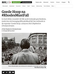 Goede Hoop na #RhodesMustFall - NRC