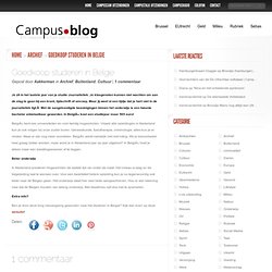Goedkoop studeren in Belgie - Campusblog