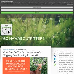 What Can Be The Consequences Of Stopping Deer Hunting In Hawaii? - gohawaiioutfitters