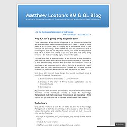 Why KM isn’t going away anytime soon « Matthew Loxton's KM & OL Blog