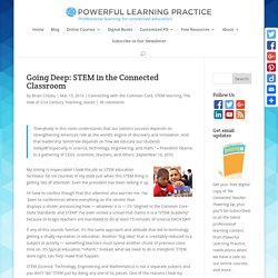 Going Deep: STEM in the Connected Classroom