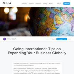 Going International: Tips on Expanding Your...