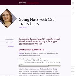 Going Nuts with CSS Transitions