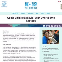 Going Big (Texas Style) with One-to-One Laptops