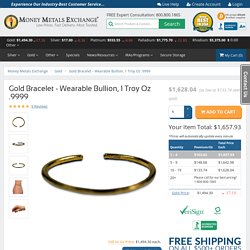 Gold Bracelet - Wearable Bullion