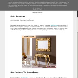 Gold Furniture: Gold Furniture