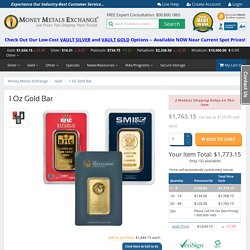 1 Oz Gold Bar for Sale