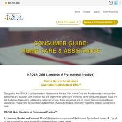 Gold Standards - Home Care