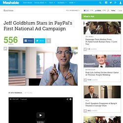 Jeff Goldblum Stars in PayPal's First National Ad Campaign