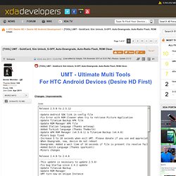 [TOOL] UMT - GoldCard, Sim Unlock, S-OFF, Auto-Downgrade, Auto-Radio Flash, ROM Clean