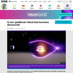 A rare 'goldilocks' black hole has been discovered! - CBBC Newsround