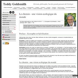 Goldsmith: Le chemin - une vision écologique du monde.