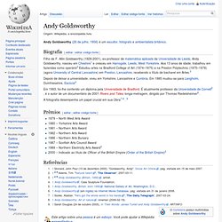 Andy Goldsworthy - Wikipédia, a enciclopédia livre