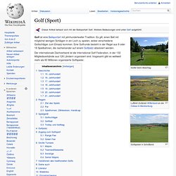 Golf (Sport)