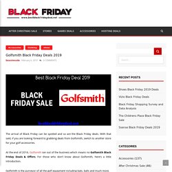 Golfsmith Black Friday 2019 Deals, Sales, Ad and Offers