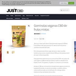 Gominolas veganas CBD de frutas mixtas