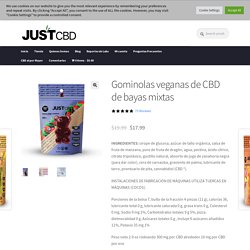 Gominolas veganas de CBD de bayas mixtas