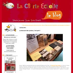 Le Goncourt des Lycéens, c'est parti ! : La Courte Echelle Librairie Jeunesse Jouets Loisirs Créatifs - Rennes