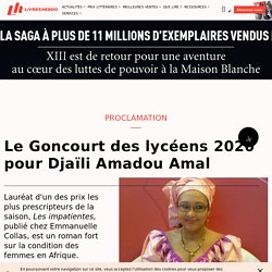 Le Goncourt des lycéens 2020 pour Djaïli Amadou Amal