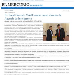 Ex fiscal Gonzalo Yuseff asume como director de Agencia de Inteligencia