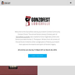 GonzoFest Literary Contest – Just another Louisville Libraries Create Sites site