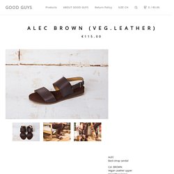 GOOD GUYS — ALEC BROWN (veg.leather)