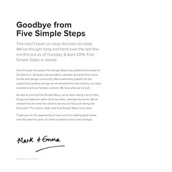 Five Simple Steps - A Practical Guide to Designing for the Web