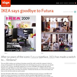 IKEA says goodbye to Futura