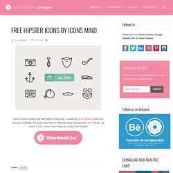 Free PSD Goodies and Mockups for Designers: FREE HIPSTER ICONS BY ICONS MIND