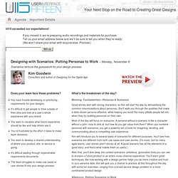 Kim Goodwin's UI15 workshop description