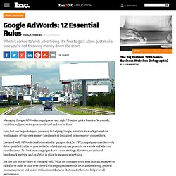 Google AdWords: 12 Essential Rules