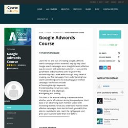 Google Adwords Course - E-Course Pro Free Online Course Plateform