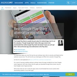 Best Google Play Store alternative app stores
