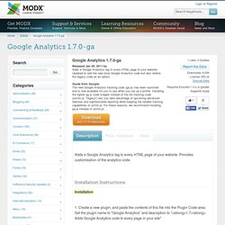 Google Analytics 1.7.0-ga