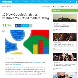 10 New Google Analytics Features You Need to Start Using