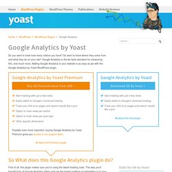 Google Analytics for WordPress Plugin