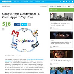 Google Apps Marketplace: 6 Great Apps to Try Now