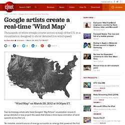 Google artists create a real-time 'Wind Map'