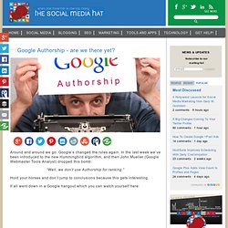 Google Authorship - are we there yet?