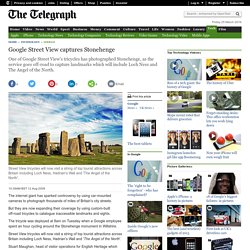 Google Street View captures Stonehenge