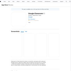 ‎Google Classroom on the App Store